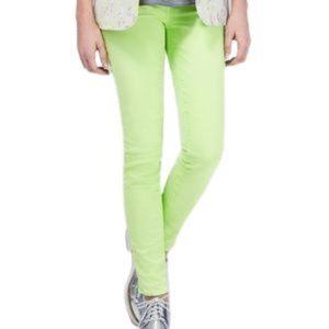 J Brand "Neon Rush" Skinny Leg Lime Green Pant- Sz. 24